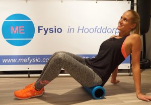 piriformis met foamroller masseren